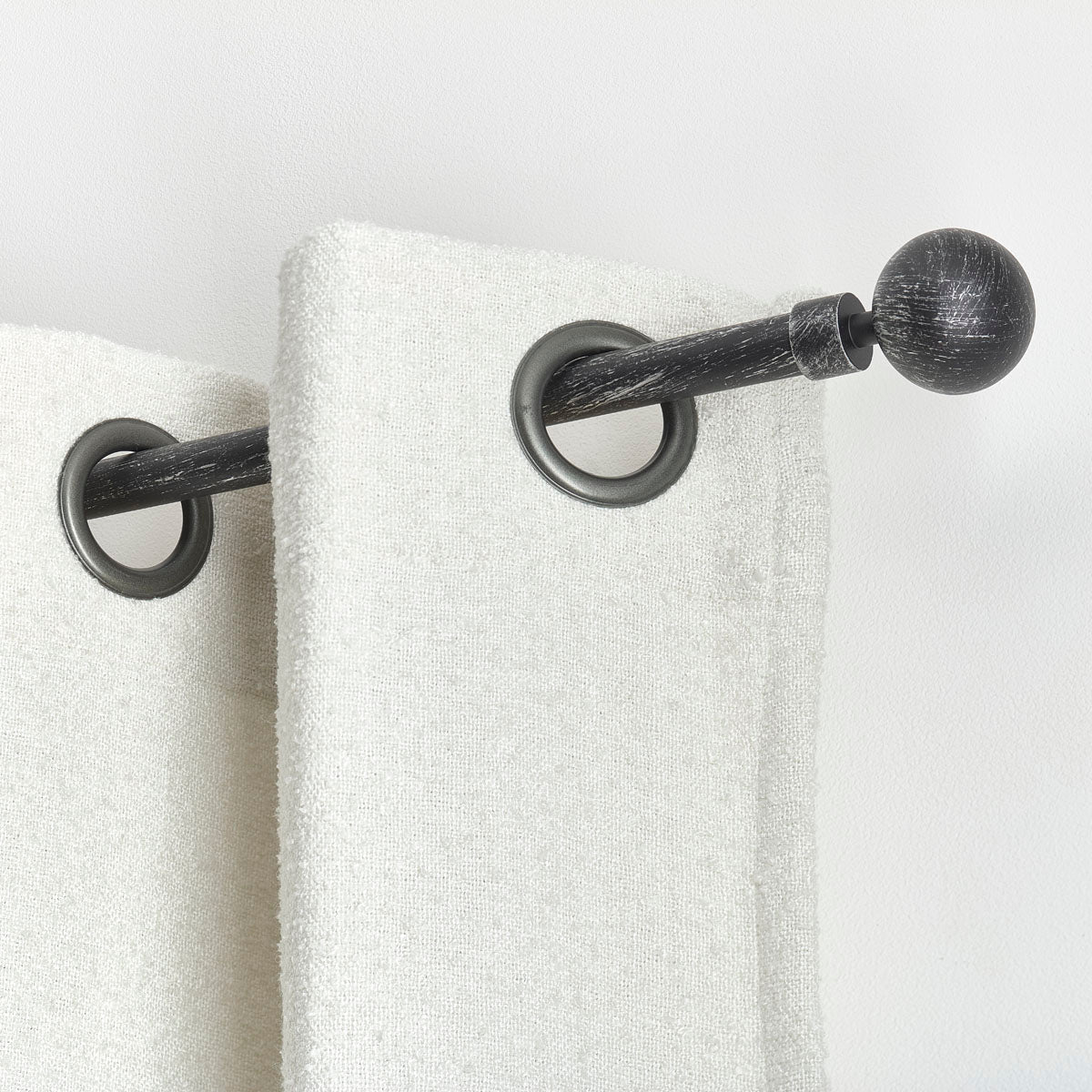 Galerie Extensibilă 120-210 CM Basic - Negru Argintiu