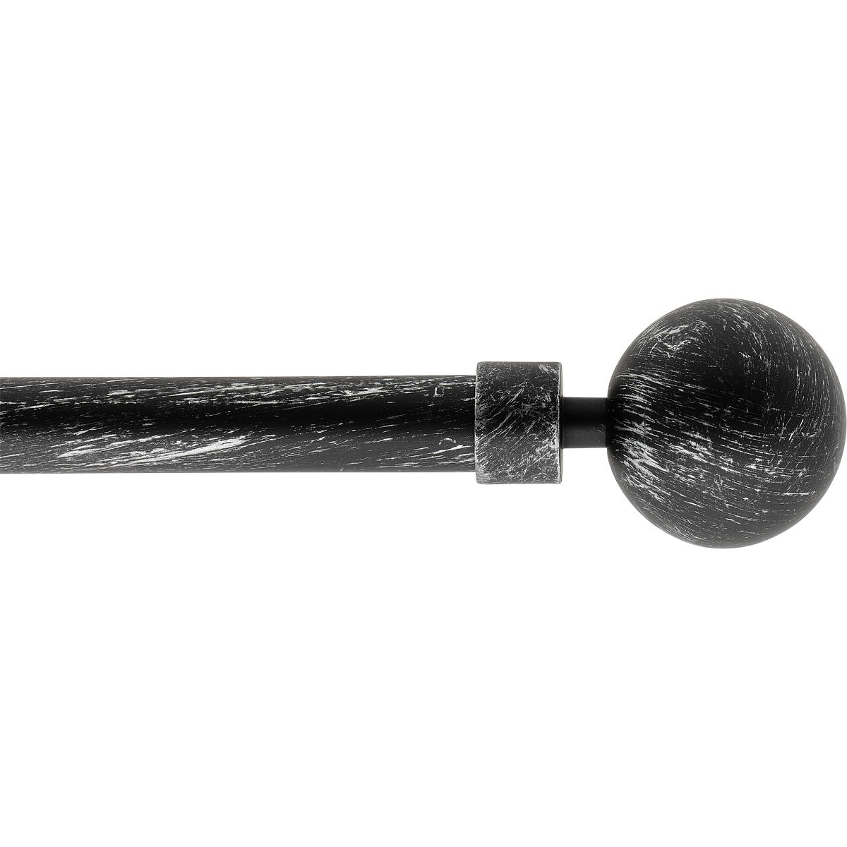 Galerie Extensibilă 120-210 CM Basic - Negru Argintiu