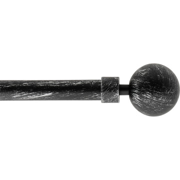 Galerie Extensibilă 120-210 CM Basic - Negru Argintiu