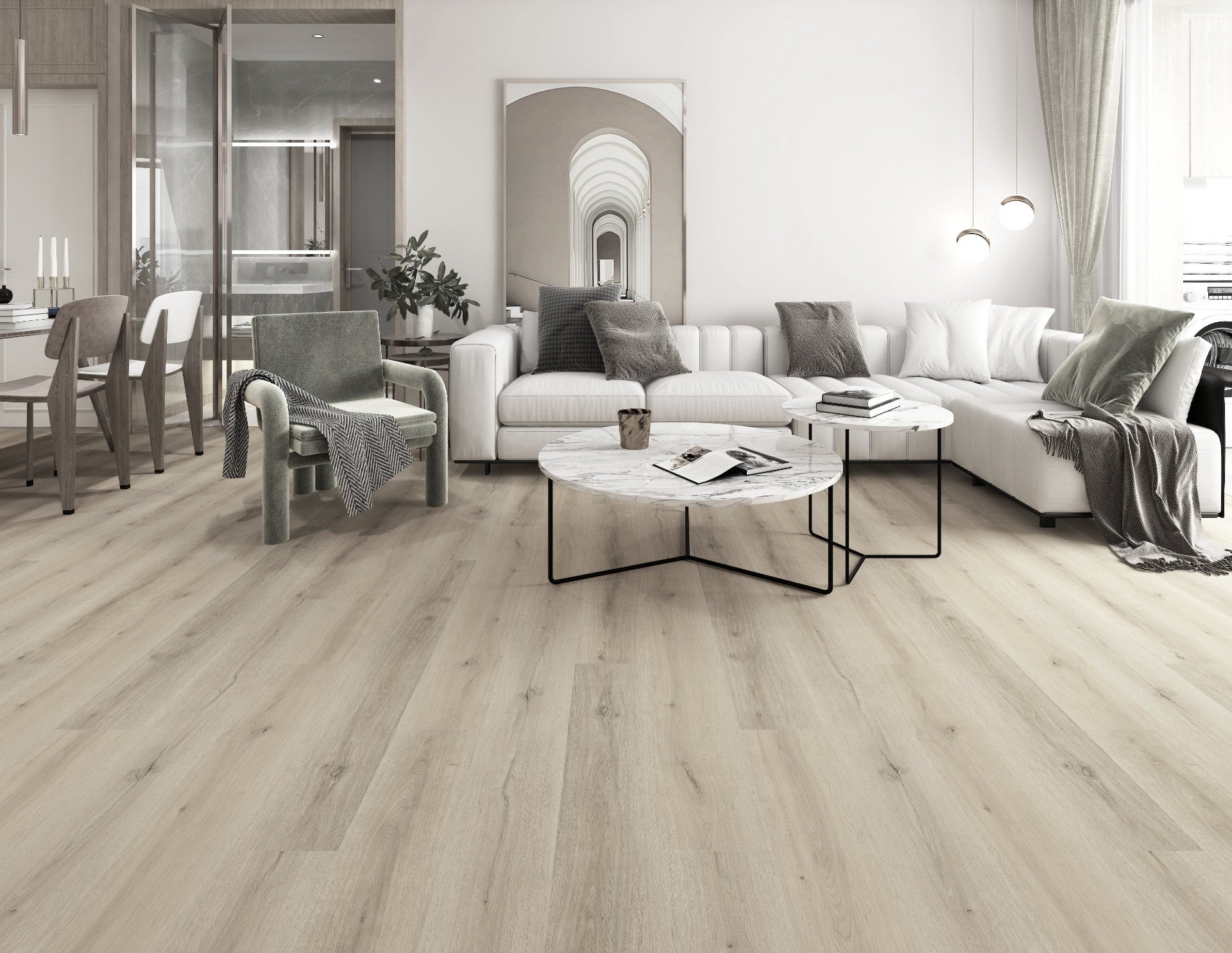 Parchet SPC 7mm – A631 Milan Modern cu Suport IXPE 1.5mm