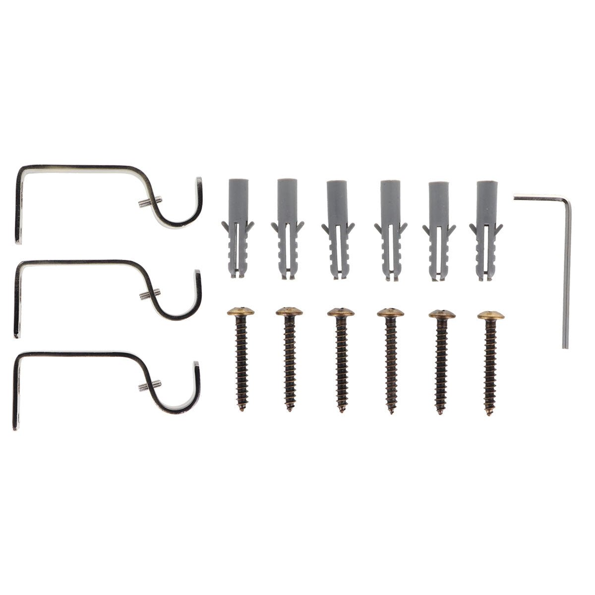 Set Galerie Extensibilă 120 - 210 CM Amazonia Φ19MM - Bronz - Set galerie extensibilă - Softambient