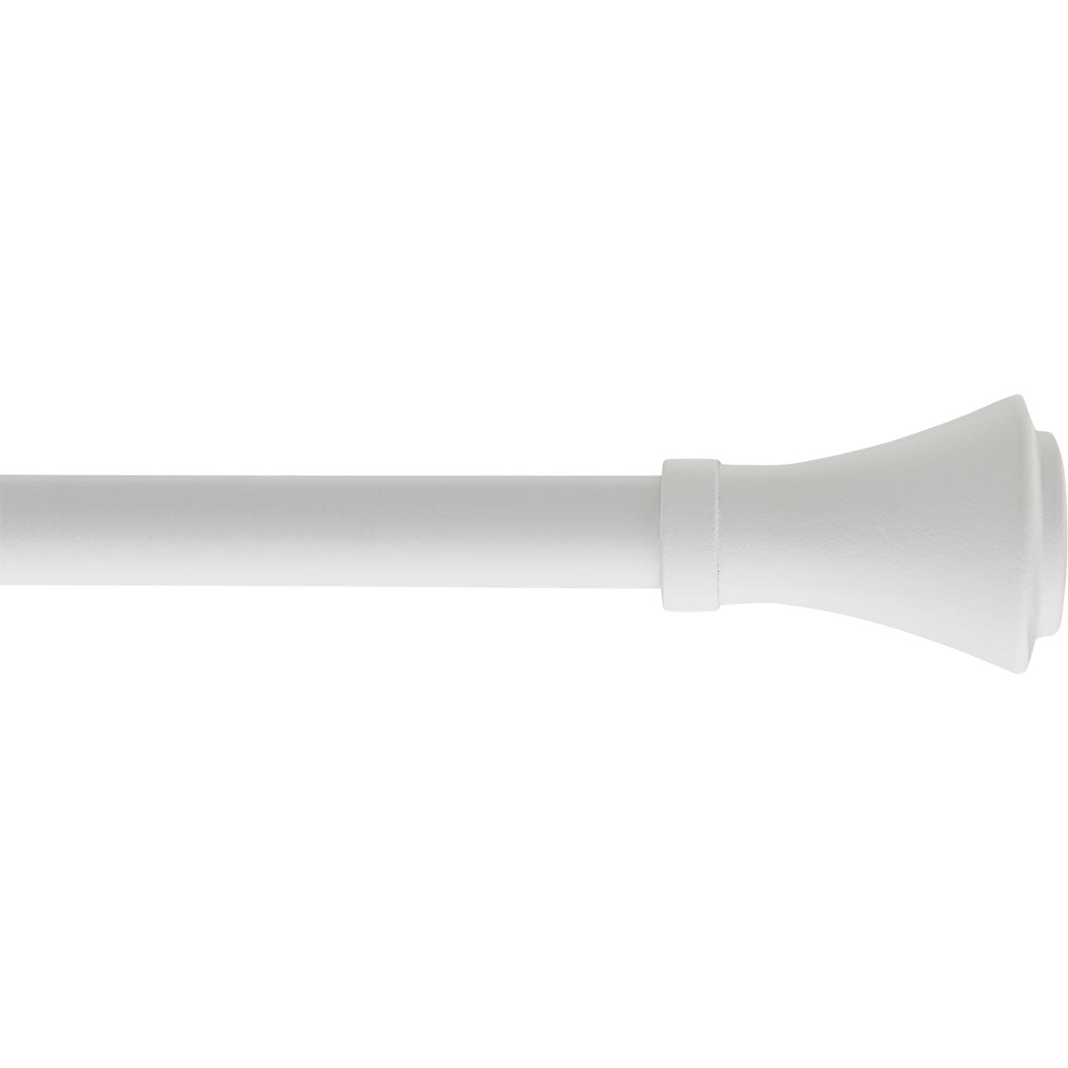 Set Galerie Extensibilă 120 - 210 CM Brasserie Φ19MM - Alb Mat - Set galerie extensibilă - Softambient